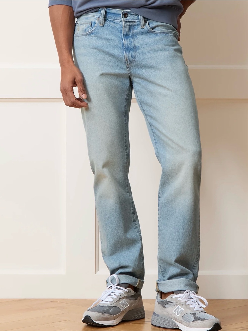 NWT Todd Snyder Straight Selvedge jeans VTG Indigo bleach out